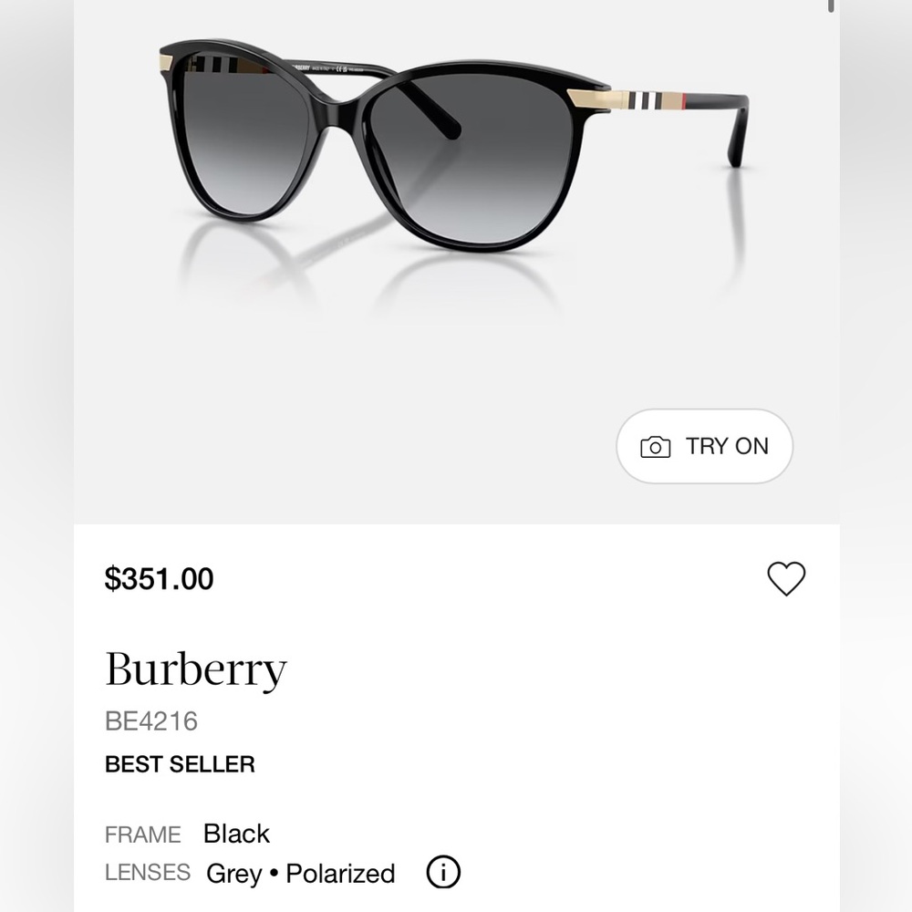 Women’s Burberry Black Classic Sunglasses News - Picture 5 of 5